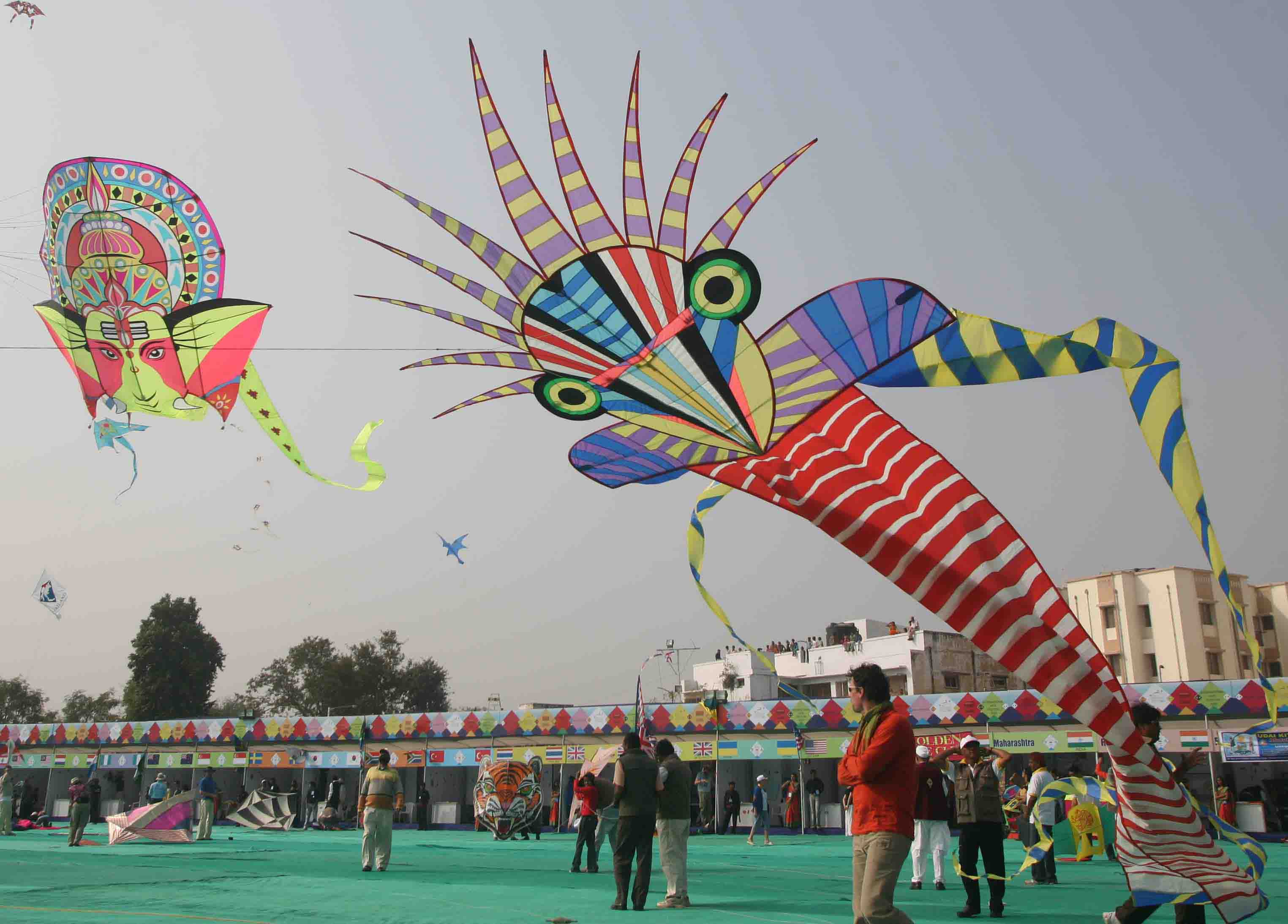 The-annual-International-Kite-Festival-attracts-kite-flyers-from-many-different-countries