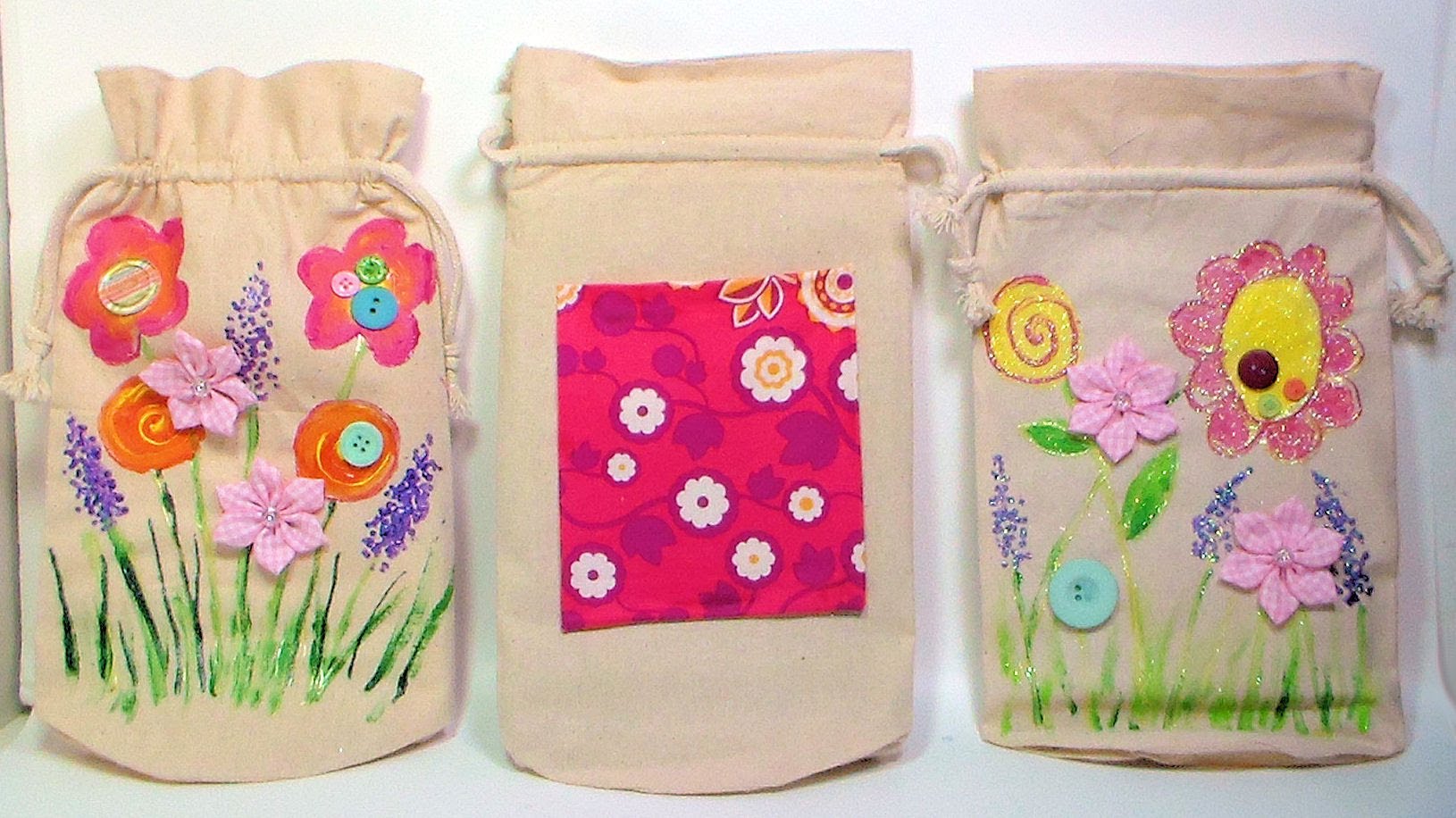 Image result for colorful jute pouches for children