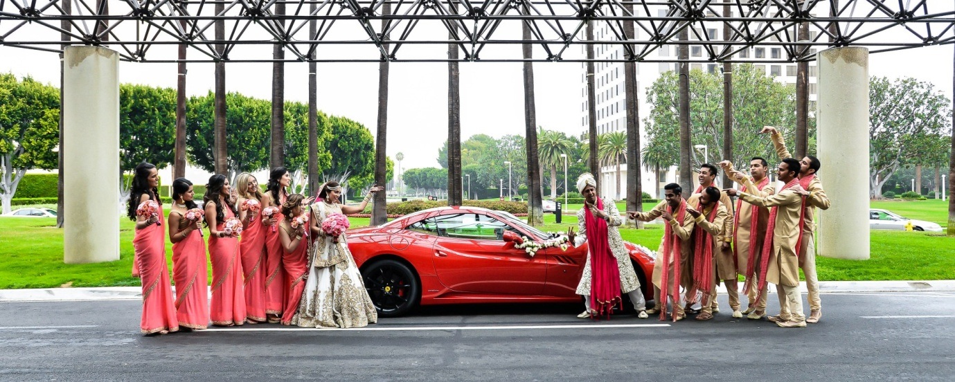 Image result for indian wedding baraat in a car