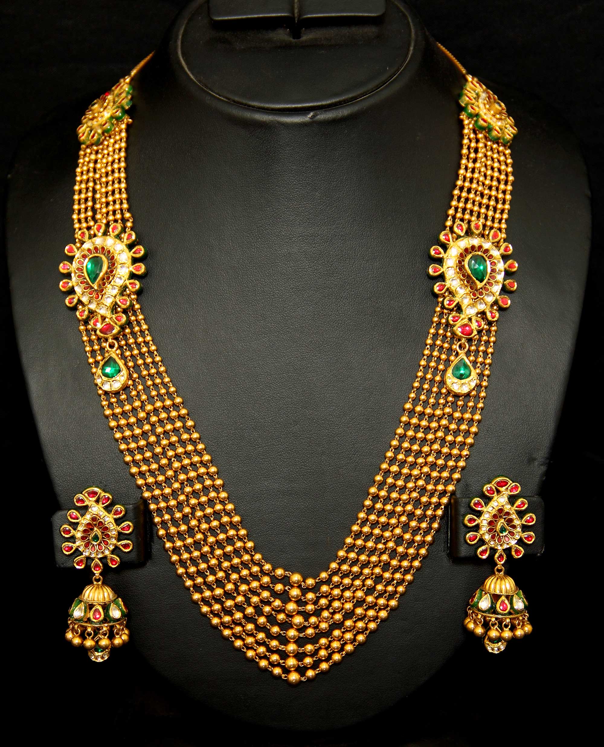 gold indian costume jewellery