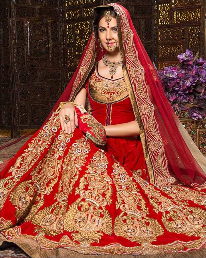 traditional indian wedding dress