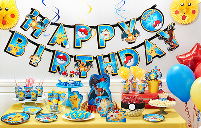 Pikachu pokemon pokeball inspired boy pinata pop smash birthday party boy  game
