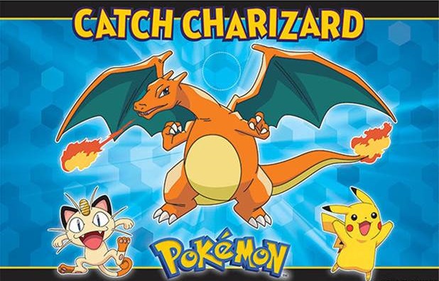 Catch Charizard - Have the kids put on masks and use poke ball stickers ...