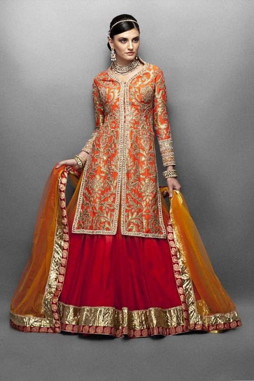 party wear lehenga with long shirts